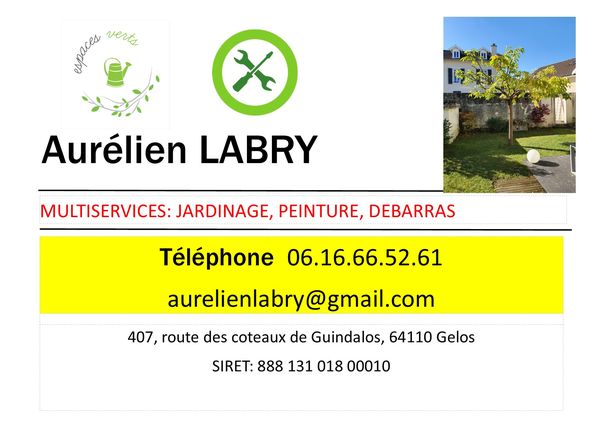 Labry Aurélien paysagiste conseil