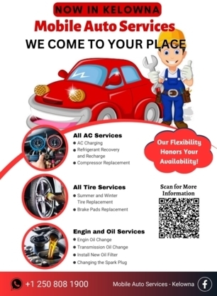 Mobile Auto Services Kelowna (250)808-1900