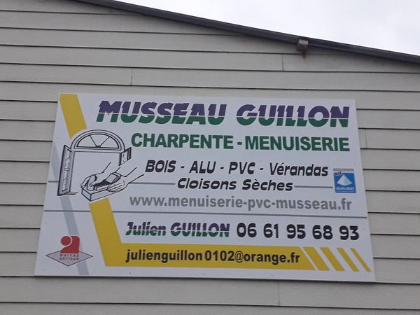 Menuiserie Musseau Guillon machine à bois, PVC, alu et outillage (fabrication, négoce)