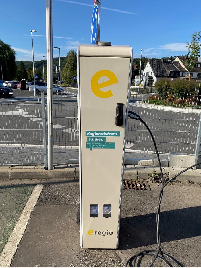 e-regio Ladestation, Bahnhofstraße in Kall