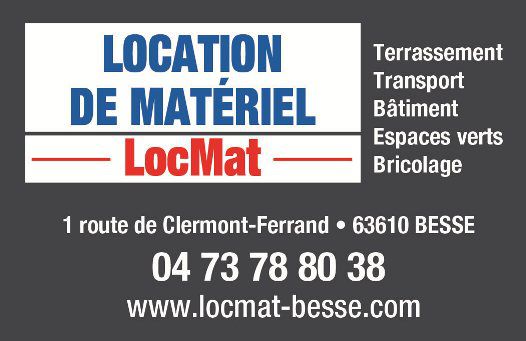 LOCMAT BESSE - Location de matériel pour professionnels et particuliers location de matériel pour entrepreneurs