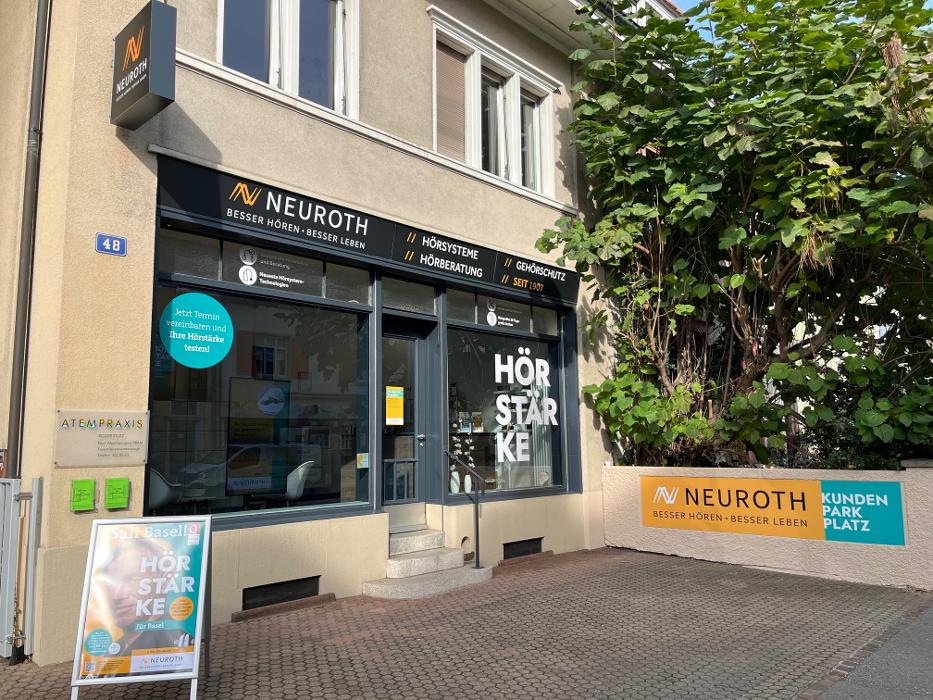 Neuroth Hörcenter AG - Hörgeräte und Gehörschutz, Reiterstrasse in Basel