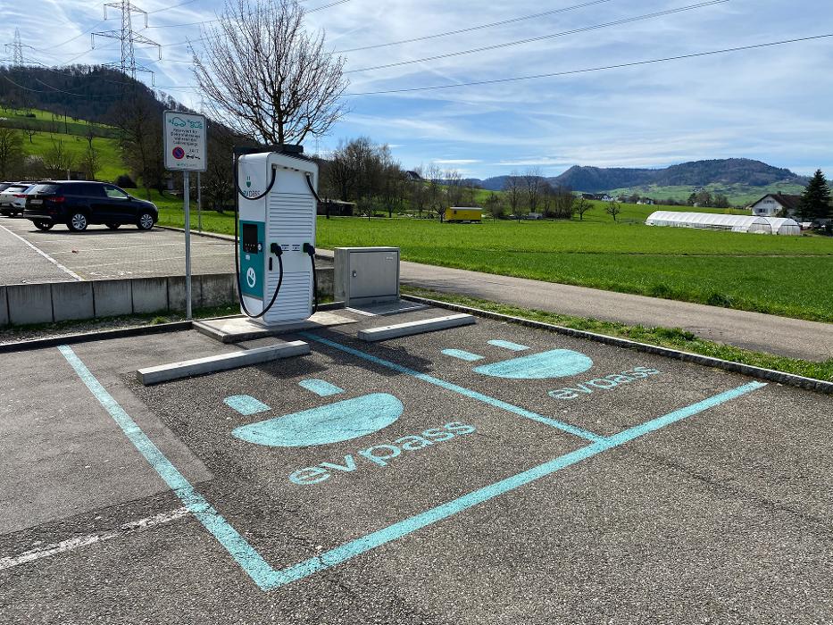 Shell Recharge Charging Station, Hauptstrasse in Frick