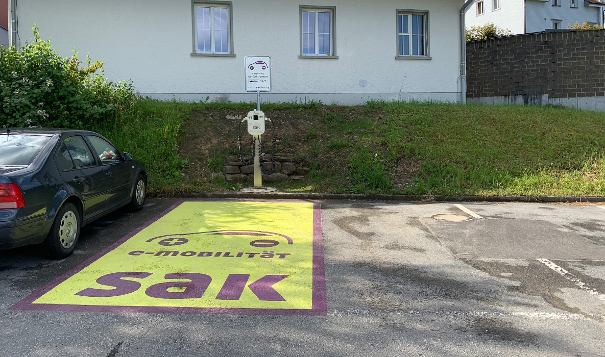 Shell Recharge Charging Station, Sankt Gallerstrasse in Rehetobel