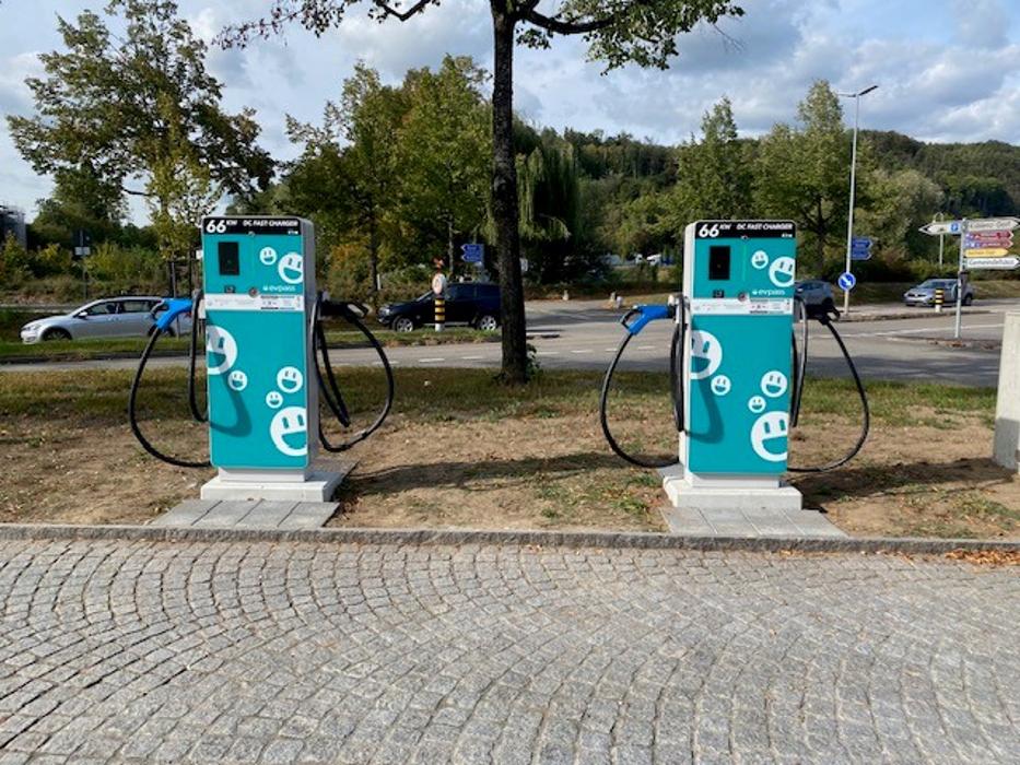 Shell Recharge Charging Station, Umfahrungsstrasse in Koblenz