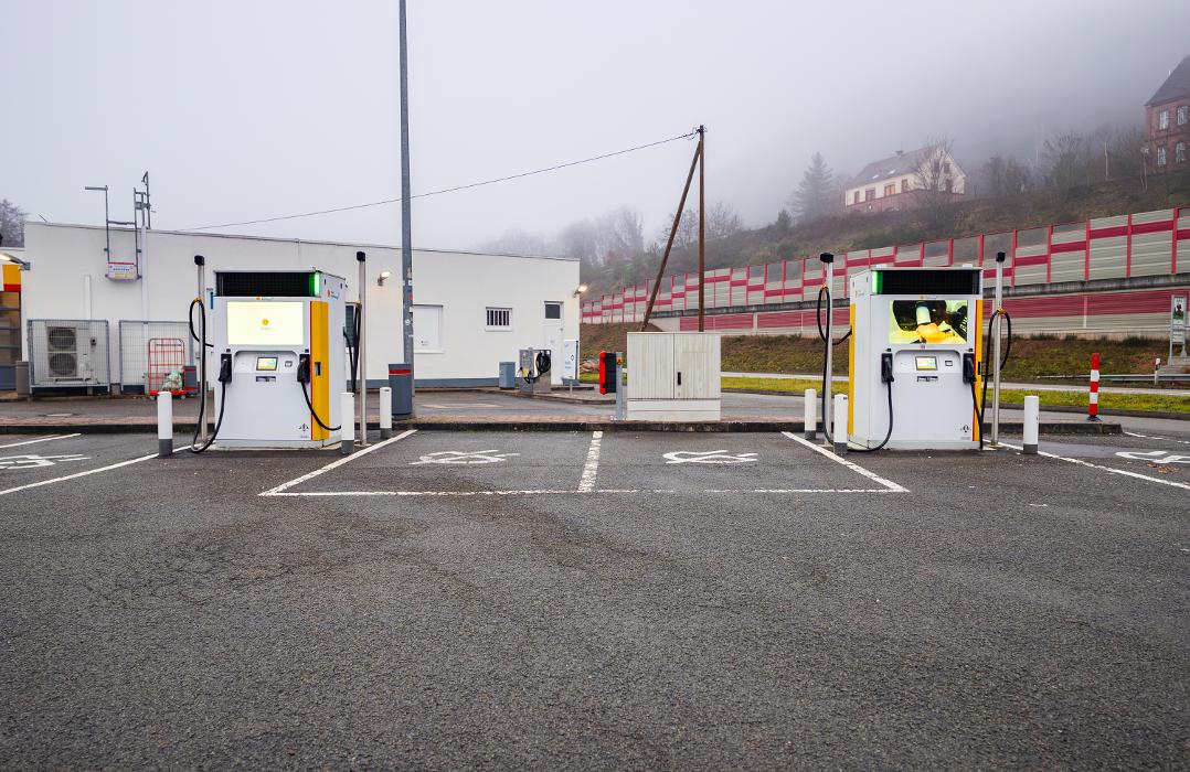 Shell Recharge Charging Station, Kaltenbach in Hinterweidenthal