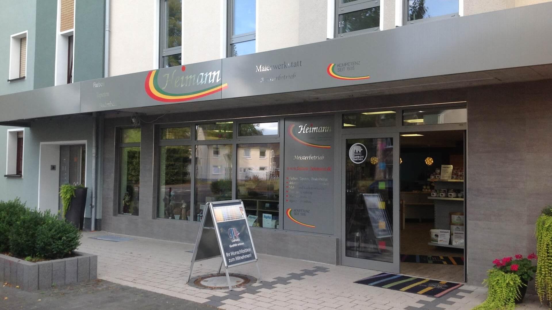 Farben Heimann, Frankfurter Straße in Hennef (Sieg)