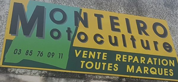 Monteiro Motoculture Juan-Carlos tondeuse à gazon (détail)