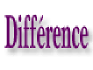 Différence