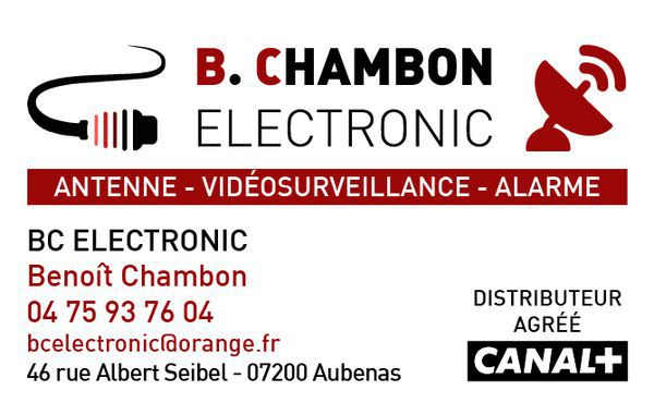 BC Electronic matériel et accessoires d'audiovisuel (détail)