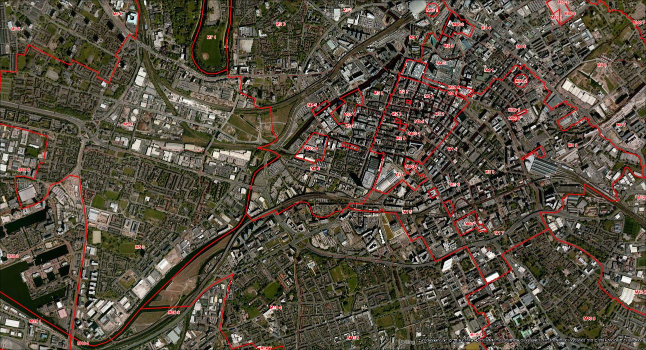 Xtreme accuracy postcode sector boundary GIS data