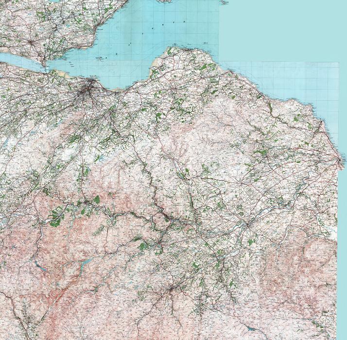 Historic mapping - 1920s Scotland