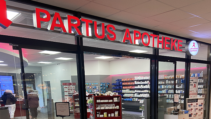 Partus Hit Apotheke, Geringhoffstraße in Münster