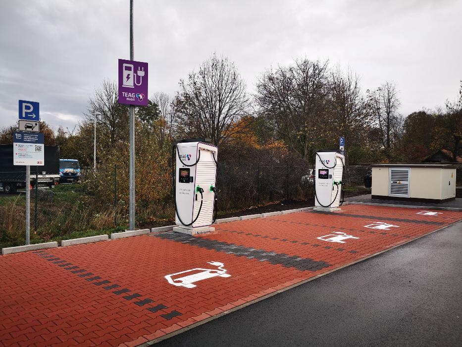 TEAG Mobil-Ladestation, Wanderslebener Straße in Drei Gleichen