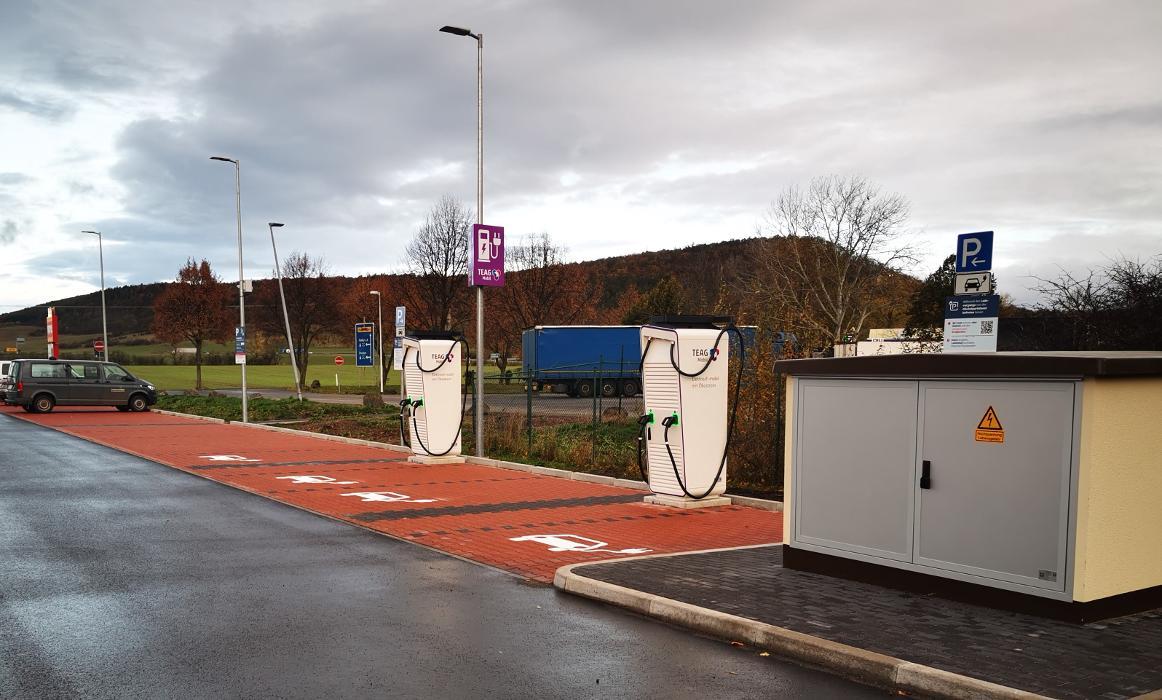TEAG Mobil-Ladestation, Wanderslebener Straße in Drei Gleichen