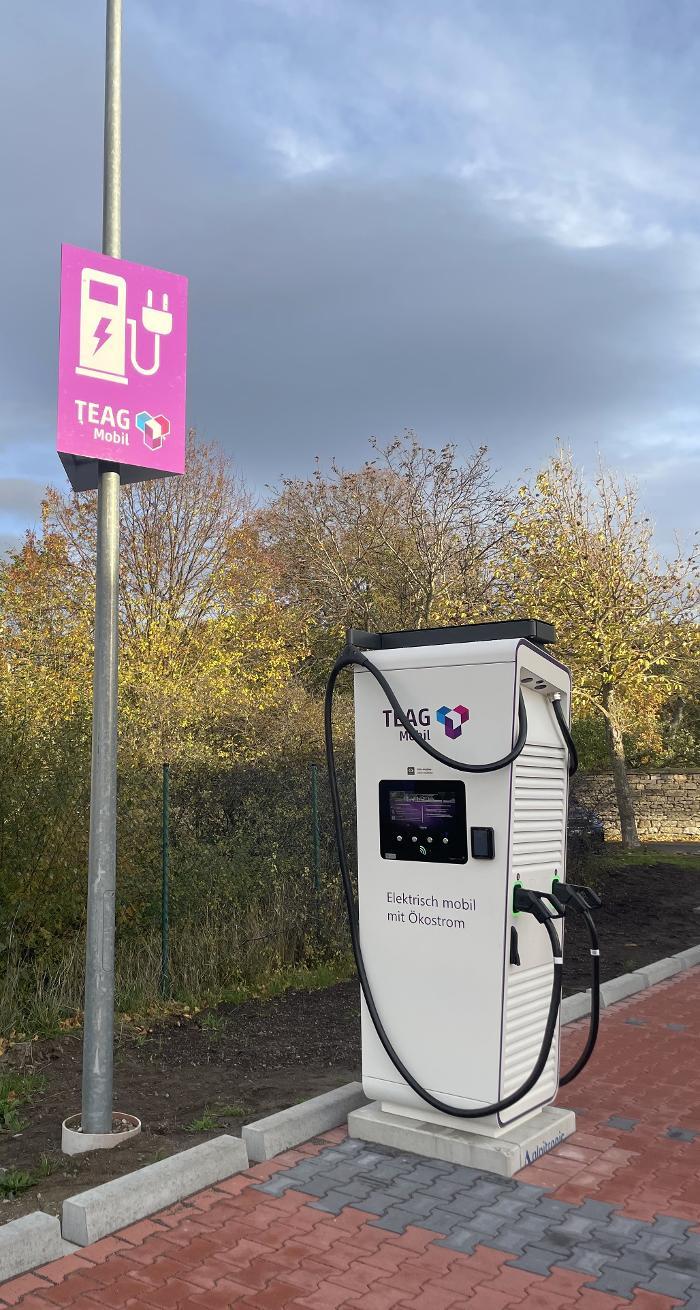 TEAG Mobil-Ladestation, Wanderslebener Straße in Drei Gleichen