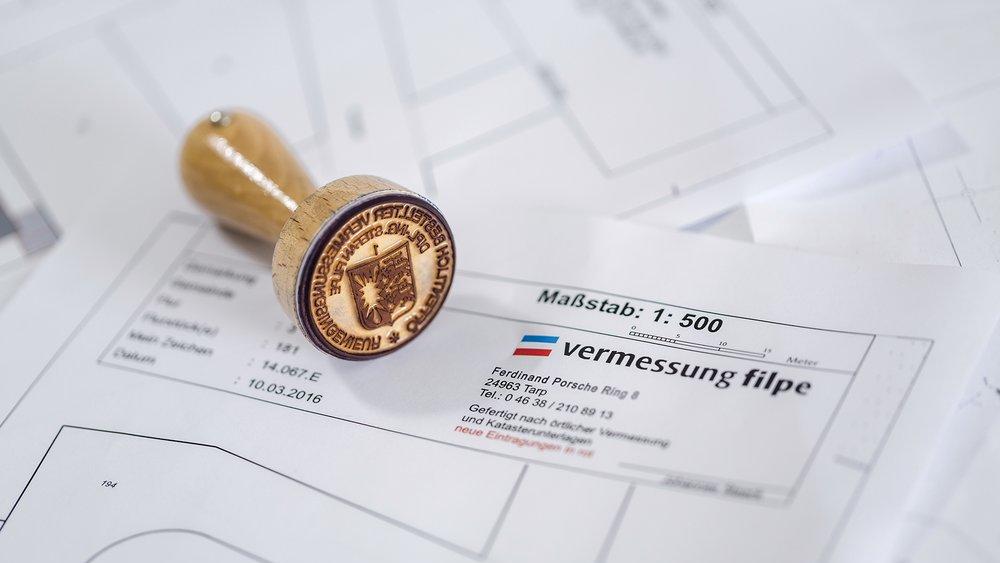 Vermessung Filpe, Ferdinand-Porsche-Ring in Tarp