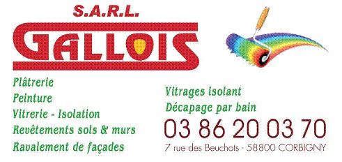 Gallois SARL peinture et vernis (détail)