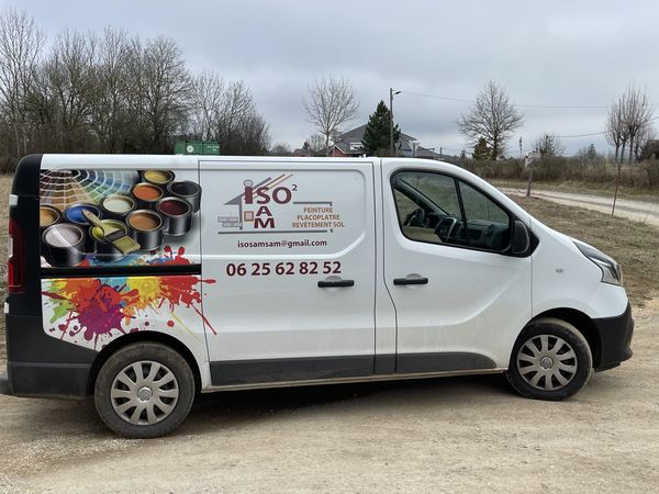 Isosam2 peinture et vernis (détail)