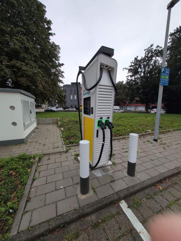 Shell Recharge Charging Station, Dettinger Straße in Kirchheim unter Teck