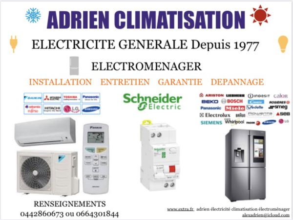 Adrien Electricité Générale électricité (production, distribution, fournitures)