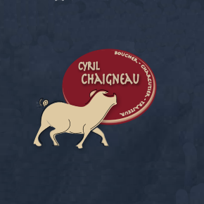 Boucherie Cecilienne article de fête (détail)