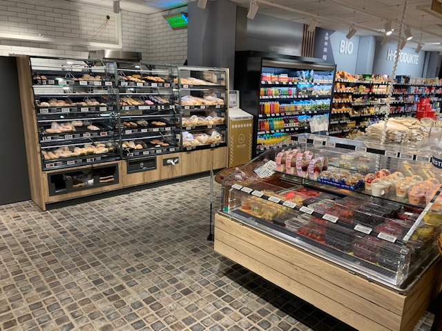 Supermarkt in Damme, mittagstisch