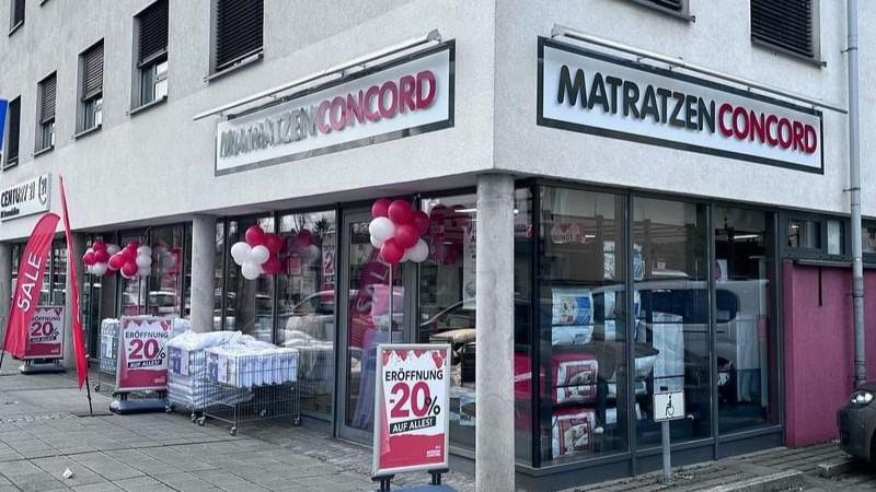 Matratzen Concord Filiale Nürnberg Ostendstrasse, Ostendstraße in Nürnberg