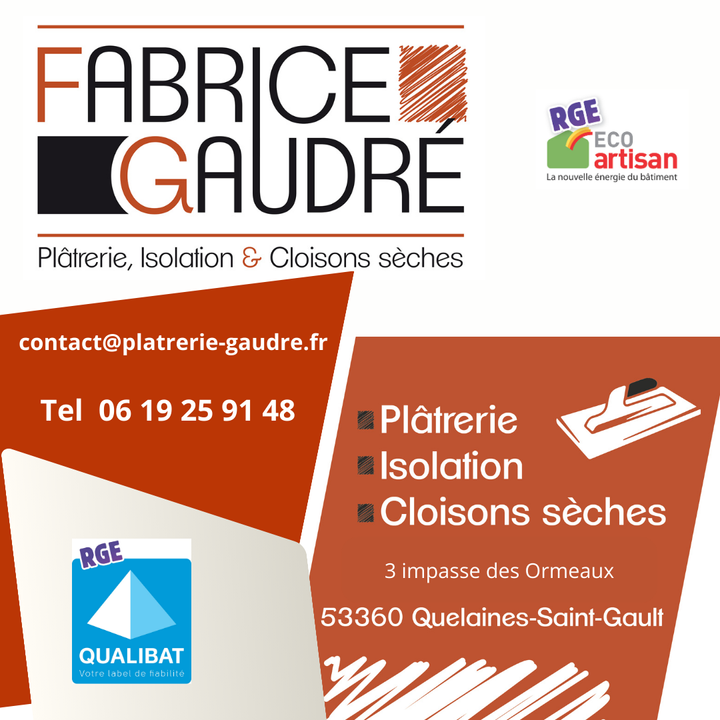 Gaudré Fabrice - Platrier Plaquiste SAS Expert