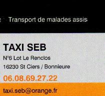 Taxi Seb Sébastien