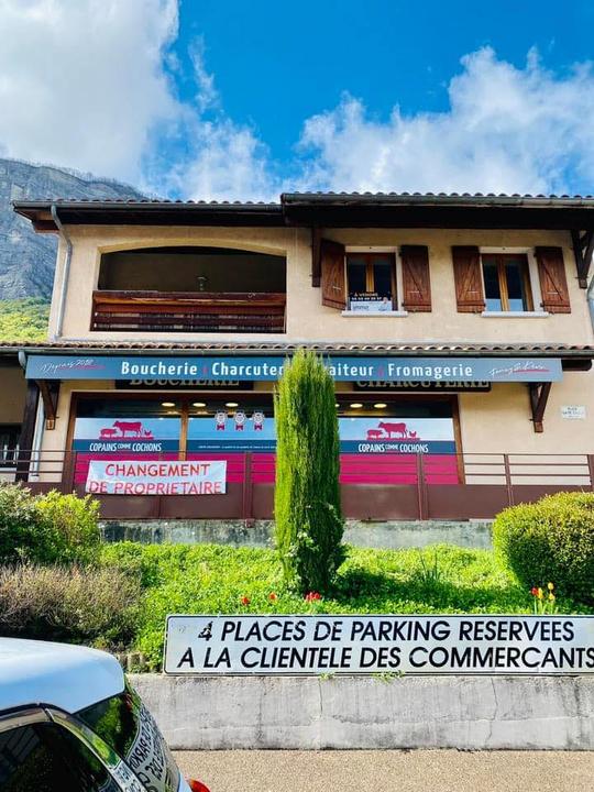 Copains comme cochons boucherie et charcuterie (détail)