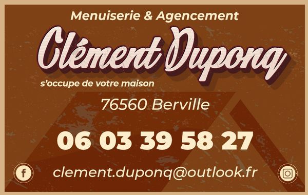 Duponq Clément ébénisterie, ébéniste
