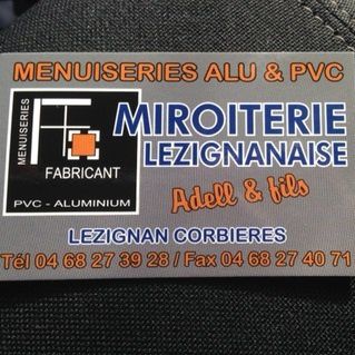 Miroiterie Lézignanaise Sarl vitrage, produit verrier et miroir (fabrication, négoce)