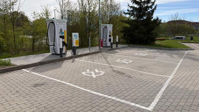 Shell Recharge Charging Station, Ronneburger Straße in Gera