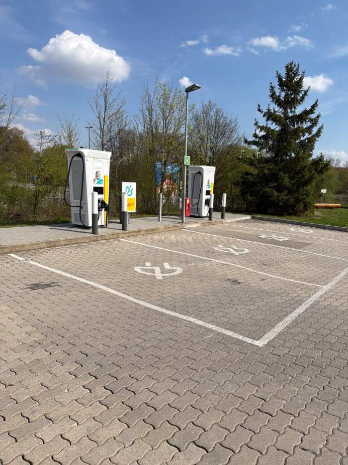 Shell Recharge Charging Station, Ronneburger Straße in Gera