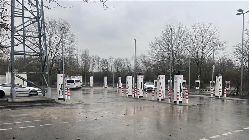 IONITY Charging Station, Steinbruch in Knetzgau