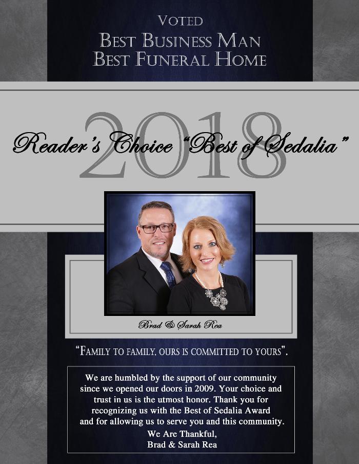 Rea Funeral Chapel - Sedalia, MO