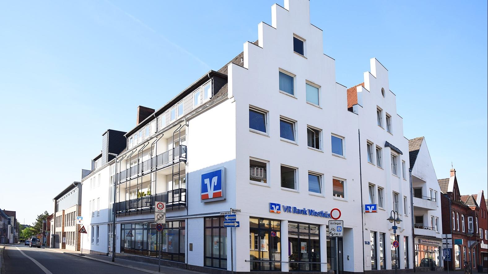 Hauptstelle Husum, VR Bank Schleswig-Holstein Mitte eG, Niederlassung VR Bank Westküste, Norderstraße in Husum