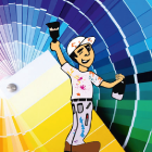 Alzaix Bruno peinture et vernis (détail)