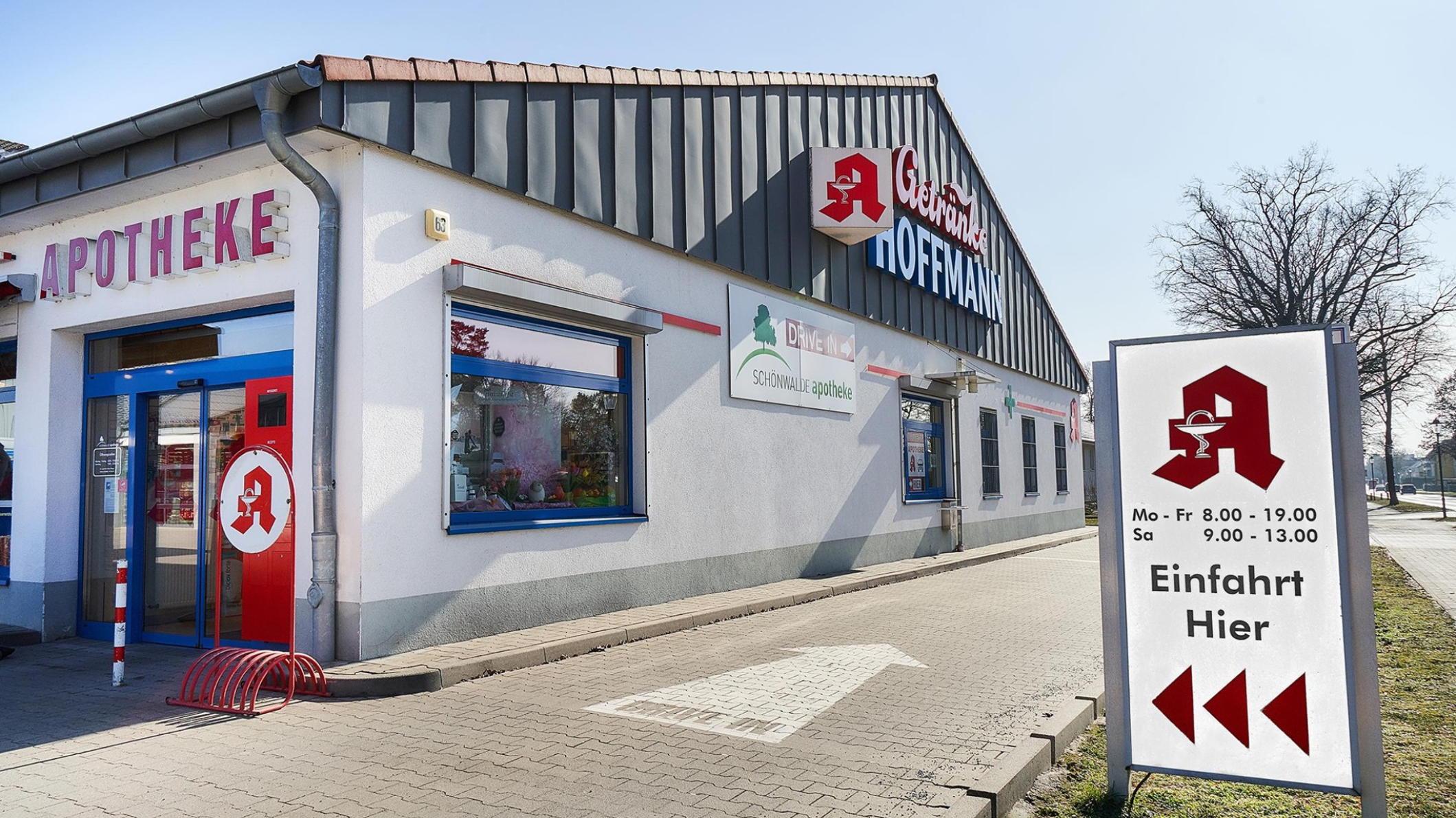 Schönwalde - Apotheke, Hauptstraße in Wandlitz