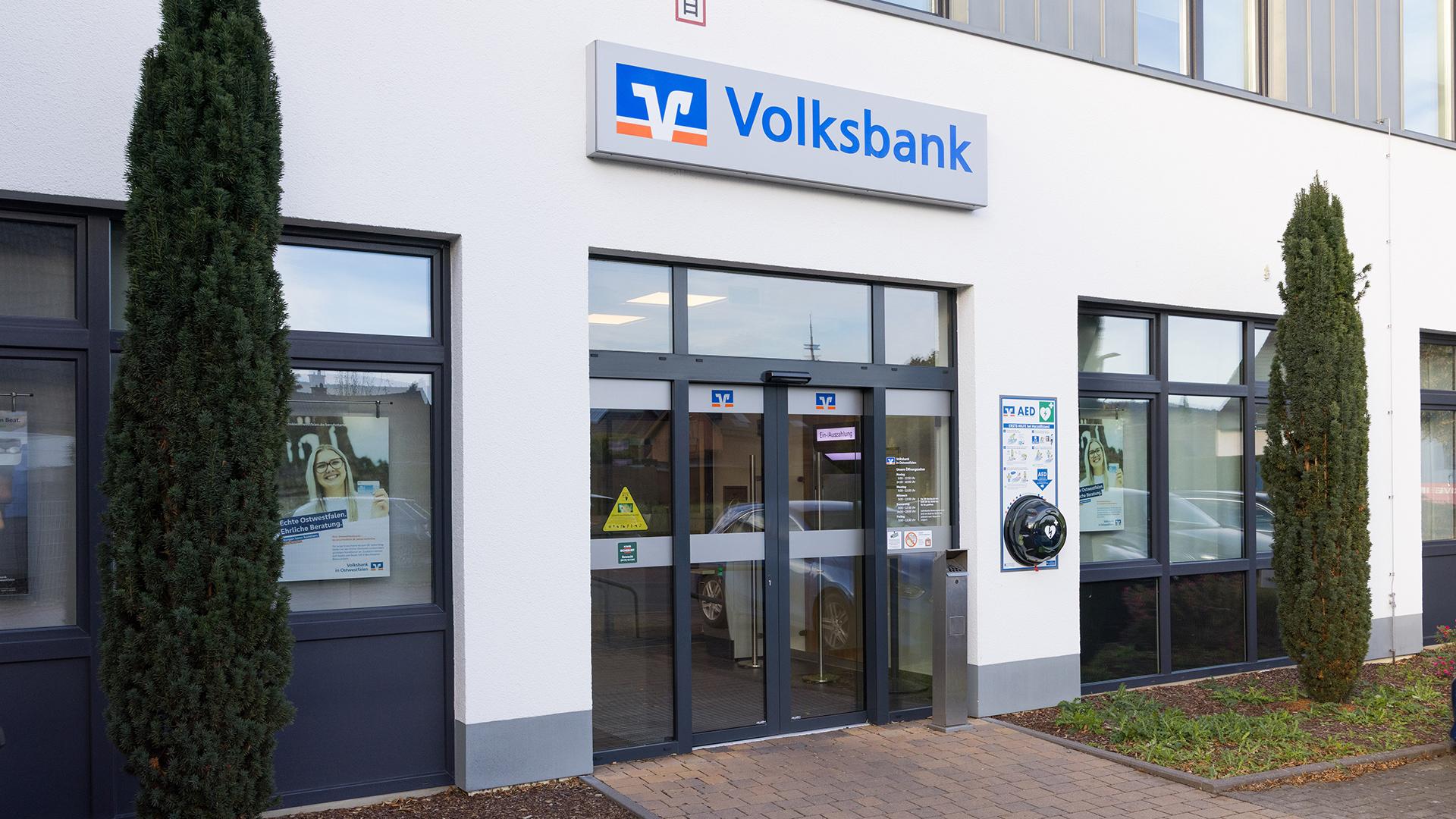 Volksbank in Ostwestfalen eG, Geschäftsstelle Barkhausen, Portastraße in Porta Westfalica