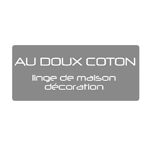 Au Doux Coton linge de maison (détail)