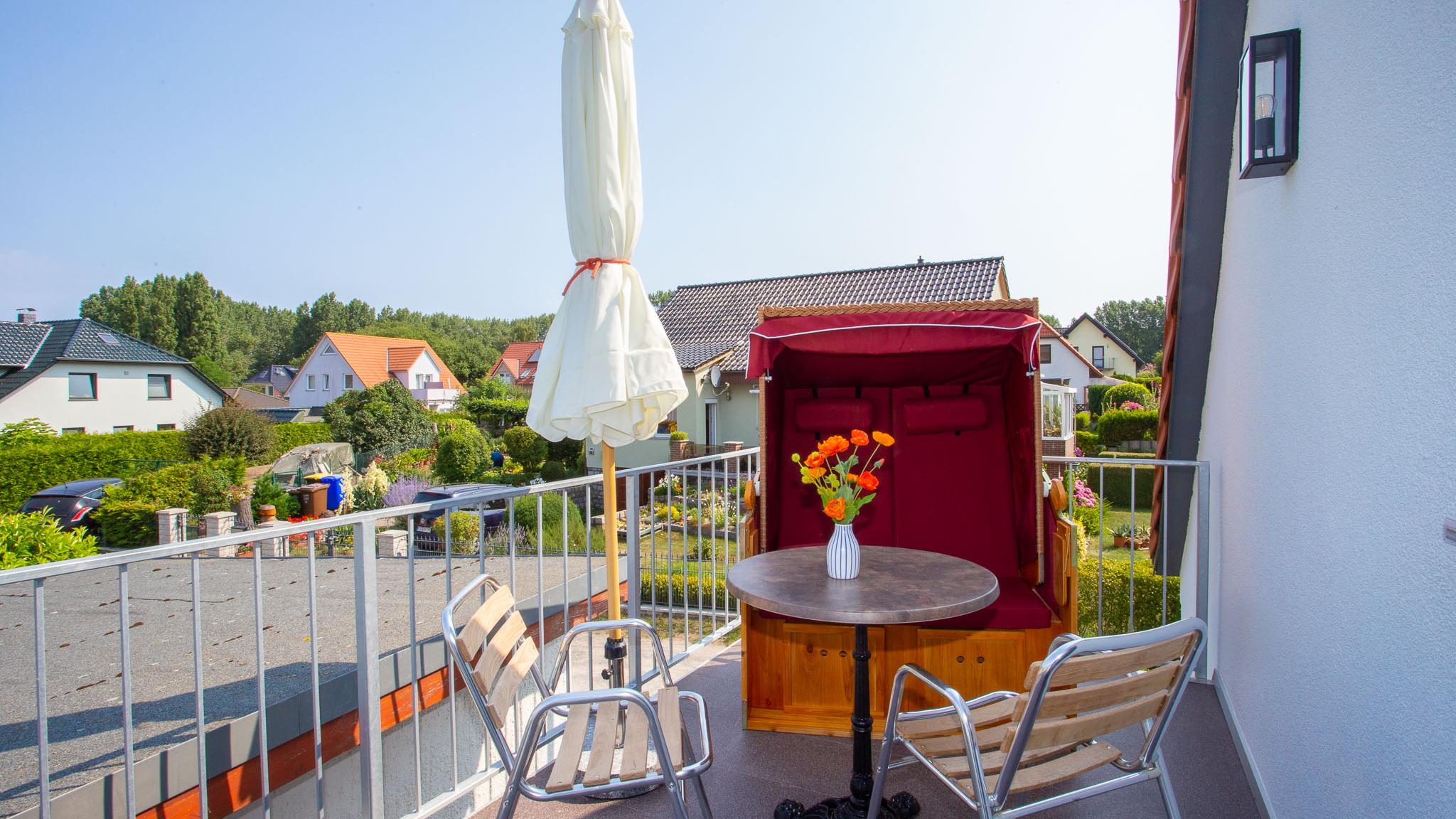 5 Sterne Ferienwohnung Boddenblick, Alt Glowe in Glowe