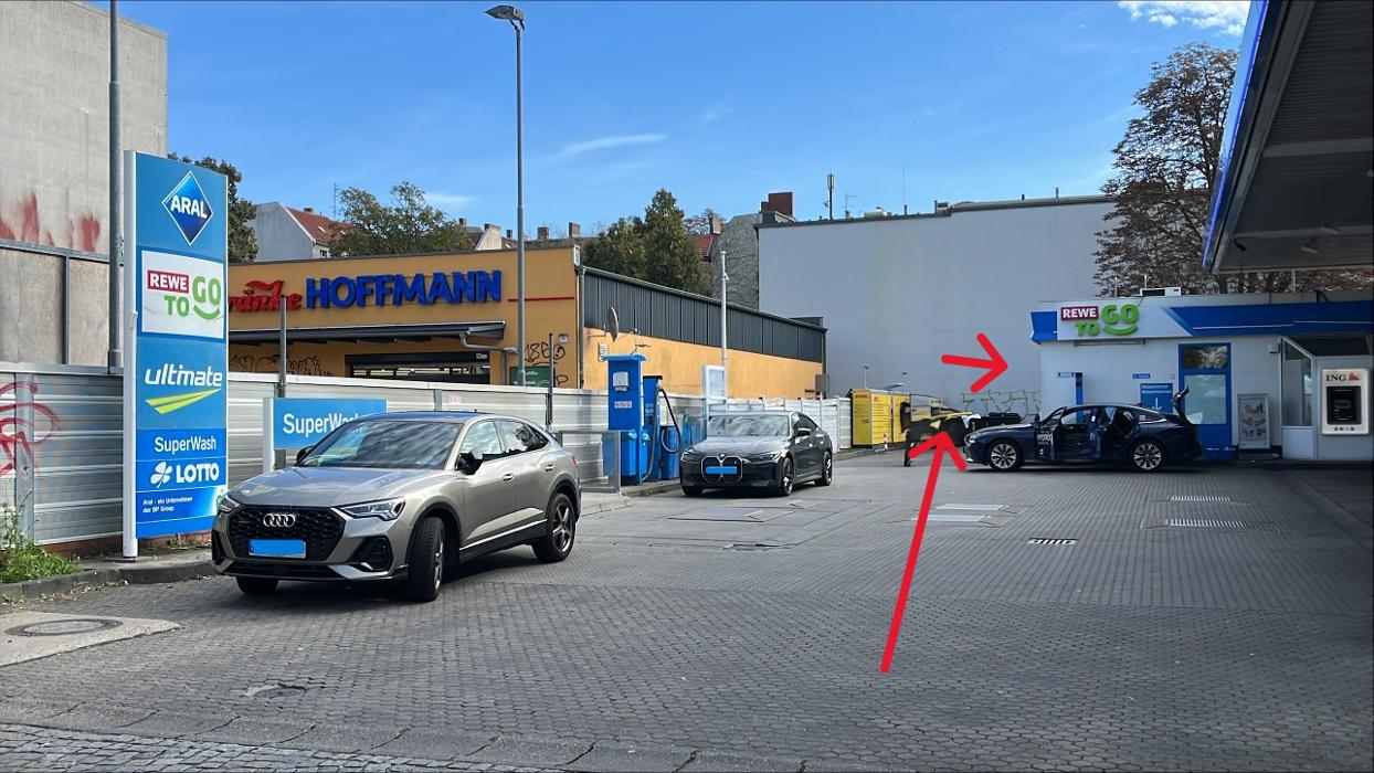 Aral pulse Ladestation, Seestraße in Berlin