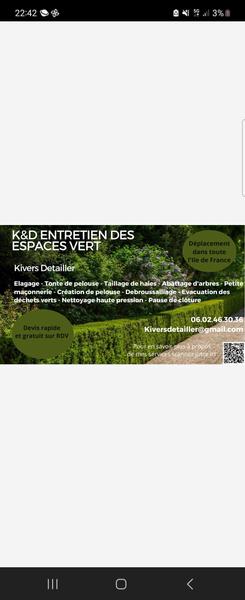 K&D Entretien des Espaces Verts travaux agricoles