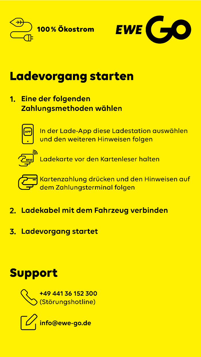 EWE Go Ladestation, Industriestraße in Merklingen