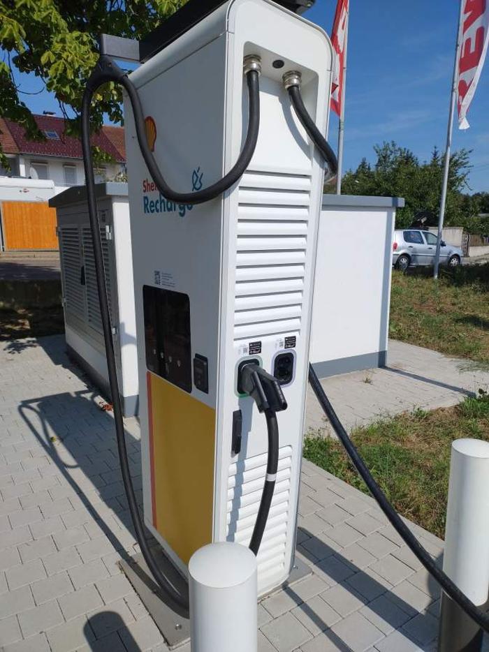 Shell Recharge Charging Station, Gammertinger Straße in Riedlingen