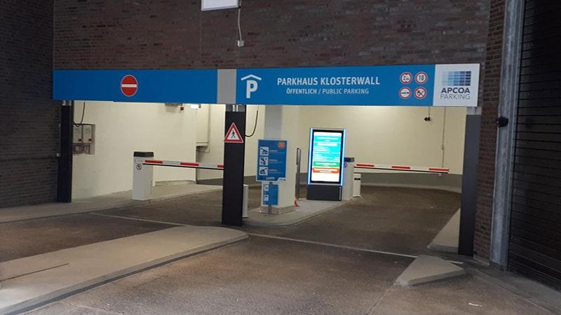 Tiefgarage Klosterwall APCOA, Johanniswall in Hamburg