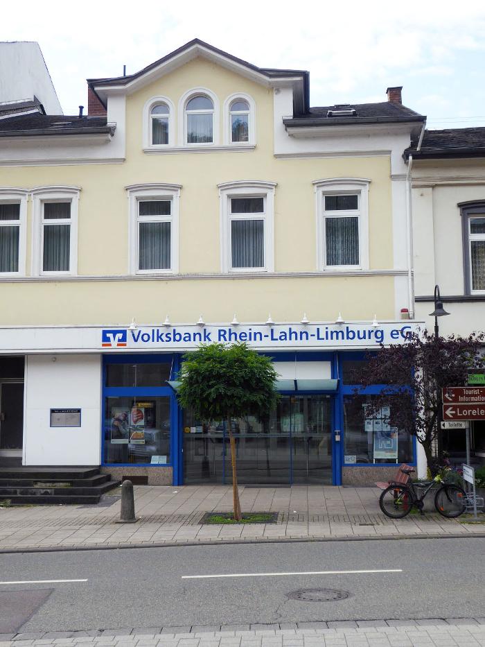 Volksbank Rhein-Lahn-Limburg eG Geschäftsstelle St. Goarshausen, Bahnhofstraße in St. Goarshausen