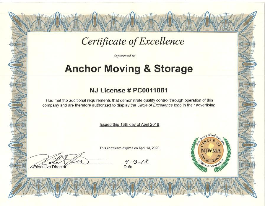 Anchor Moving & Storage; agent for Atlas Van Lines - Pennsauken, NJ